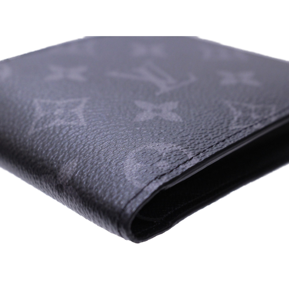 Louis Vuitton Monogram Eclipse Folding Wallet Bla… - image 8